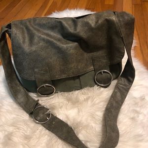 Messenger Green Bag. NWOT